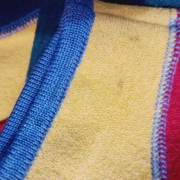 Vintage Geiger Colorblock Colorful Wool Green Red Yellow Jacket - Picture 16 of 16